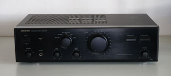 Click for more pictures! Onkyo A-801 Stereo Amplifier