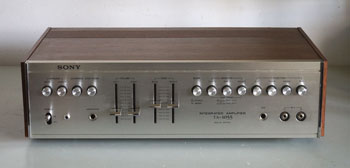 Click for more pictures! Sony TA-1055 Vintage Audiophile Amplifier