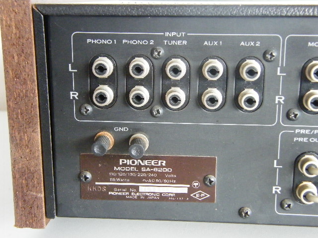 Pioneer SA-6200 Stereo Amplifier picture 6