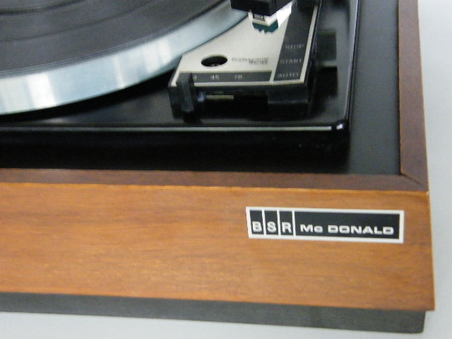BSR McDonald HT70 3 speed turntable picture 5