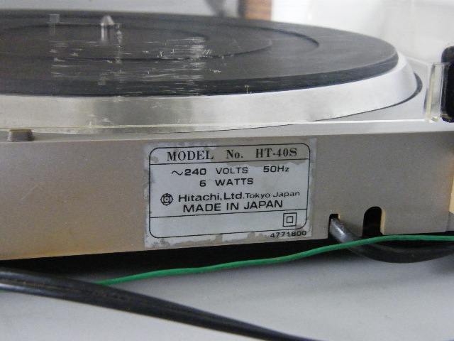Hitachi HT40S Direct Drive Turntable picture 9